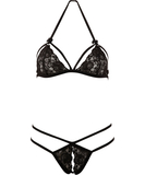 Cottelli Lingerie black lace lingerie set