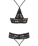 Cottelli Lingerie black lace lingerie set
