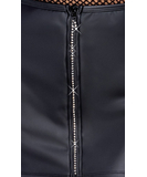 Cottelli Lingerie black matte mini skirt with rhinestones