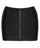 Cottelli Lingerie black matte mini skirt with rhinestones