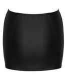 Cottelli Lingerie black matte mini skirt with rhinestones