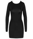 Cottelli Lingerie black mini dress with open back