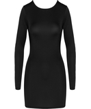 Cottelli Lingerie черное платье мини с открытой спинкой