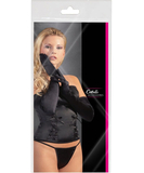 Cottelli Lingerie black satin gloves