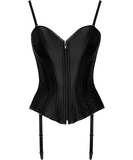 Cottelli Lingerie black suspender corset