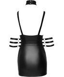 Cottelli Lingerie Bondage black matte look mini dress