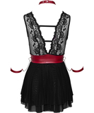 Cottelli Lingerie Bondage black & red babydoll