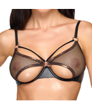 Cottelli Lingerie Katrisha melns atvērts apakšveļas komplekts