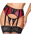 Cottelli Lingerie Noctyra sarkanmelns atvērts apakšveļas komplekts