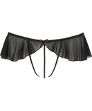 Cottelli Lingerie Noxmina melni stringi ar pērlītēm