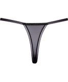 Cottelli Lingerie Pétale crotchless sheer mesh G-string