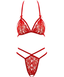 Cottelli Lingerie punasest pitsist pesukomplekt