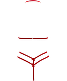 Cottelli Lingerie sarkans mežģīņu apakšveļas komplekts
