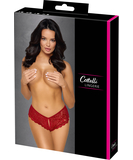Cottelli Lingerie Rouby punasest pitsist avatud püksikud