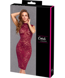 Cottelli Lingerie Sabella burgundy lace dress