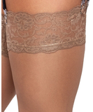 Cottelli Lingerie Sandrine beežid sukad kandmiseks sukahoidjaga