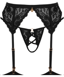 Cottelli Lingerie Vetratina комплект черного нижнего белья