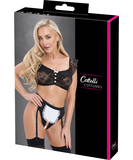 Cottelli Lingerie Yvette komplet erotyczny francuskiej pokojówki