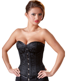 Cottelli Lingerie Zelmira black brocade corset