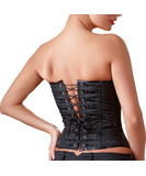 Cottelli Lingerie Zelmira black brocade corset