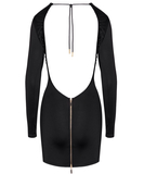 Cottelli Lingerie melna minikleita ar izgriezumu