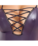 Cottelli Lingerie violeta matēta minikleita ar šņorējumu