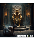 Creature Cocks King Minotaur antgamtinis silikoninis dildo