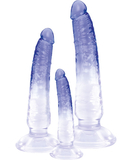 Crystal Clear Anal Training Cocky dildo komplekts