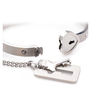 Master Series Cuffed Locking Bracelet and Key Necklace