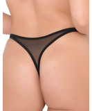 Daring Intimates black embroidered string