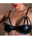 Daring Intimates black matte look bra