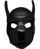 Darkness black neoprene puppy hood