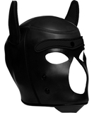 Darkness black neoprene puppy hood