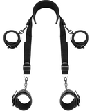 Darkness Fetish Submissive Position Master with Wrist and Ankle Cuffs