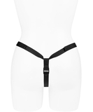 Darkness Wavy silicone strap-on