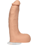 Doc Johnson Chad White Vac-U-Lock minkštas TPE dildo