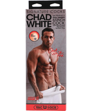 Doc Johnson Chad White Vac-U-Lock minkštas TPE dildo