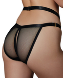 Allure Lingerie Dream of Me black crotchless thong