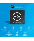 EXS Black Latex prezervatyvai (12 vnt.)