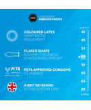 EXS Black Latex prezervatyvai (12 vnt.)