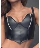 Noir Handmade black matte look bralette