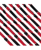 Fetish Collection Red and Black Leatherette Flogger