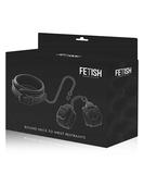 Darkness Fetish Submissive collar and wrist cuffs