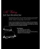 Fifty Shades of Grey No Peeking Soft Twin Blindfold komplekt