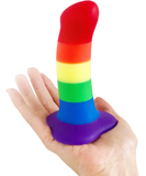 Fun Factory Amor Rainbow Pride Edition silikoninis dildo