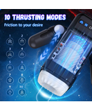 Game Cup Thrusting & Vibrating Masturbator with Heating