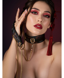 Geisha kunstnahast kaelarihm ja ketti ohelik
