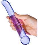 gläs Purple G-Spot Tickler glass dildo