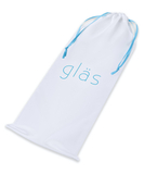 gläs Ribbed G-Spot glass dildo