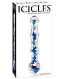 Icicles No. 8 stiklinis dildo